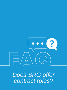 SRG FAQ - Does SRG offer contract roles