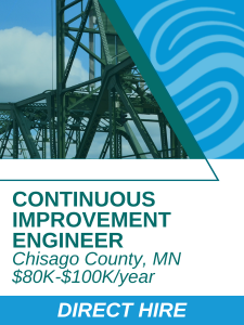 O and M -  Continuous Improvement Engineer in Chisago County MN