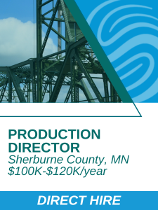 O and M -  Production Director in Sherburne County MN