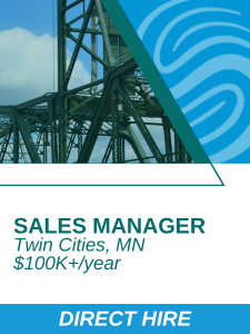 S and AM - Sales Manager Twin Cities MN