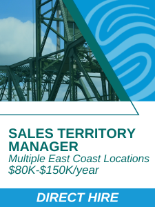 S and AM - Sales Territory Manager - East Coast
