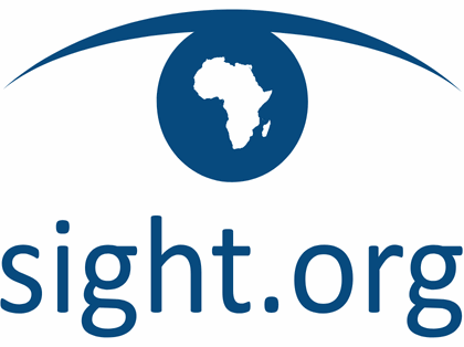 Sight.org logo with blue lettering and the outline of an eye. 