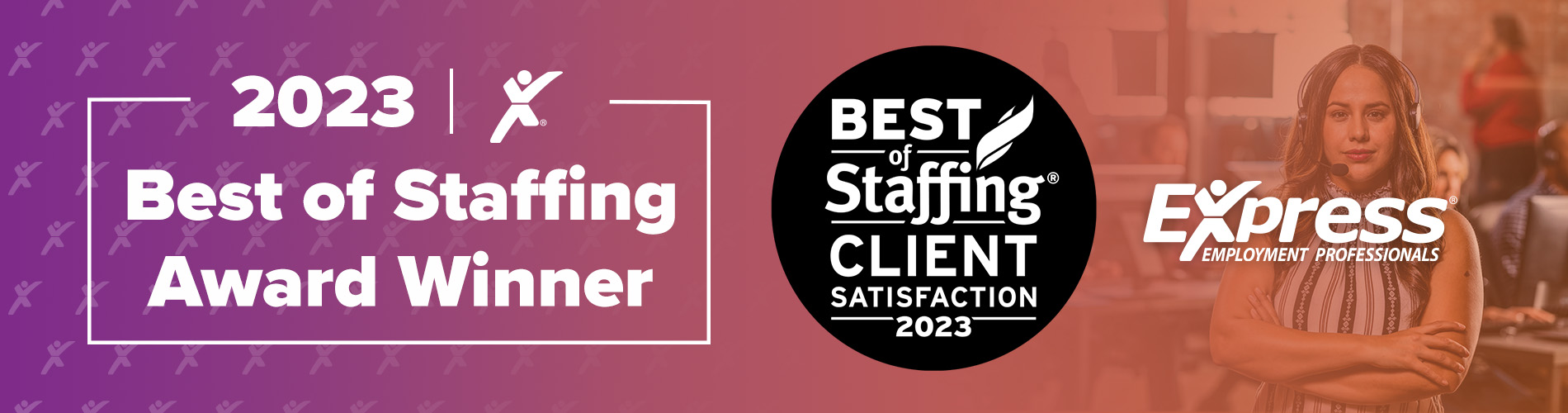 Best of Staffing Client Award Home Banner 2023