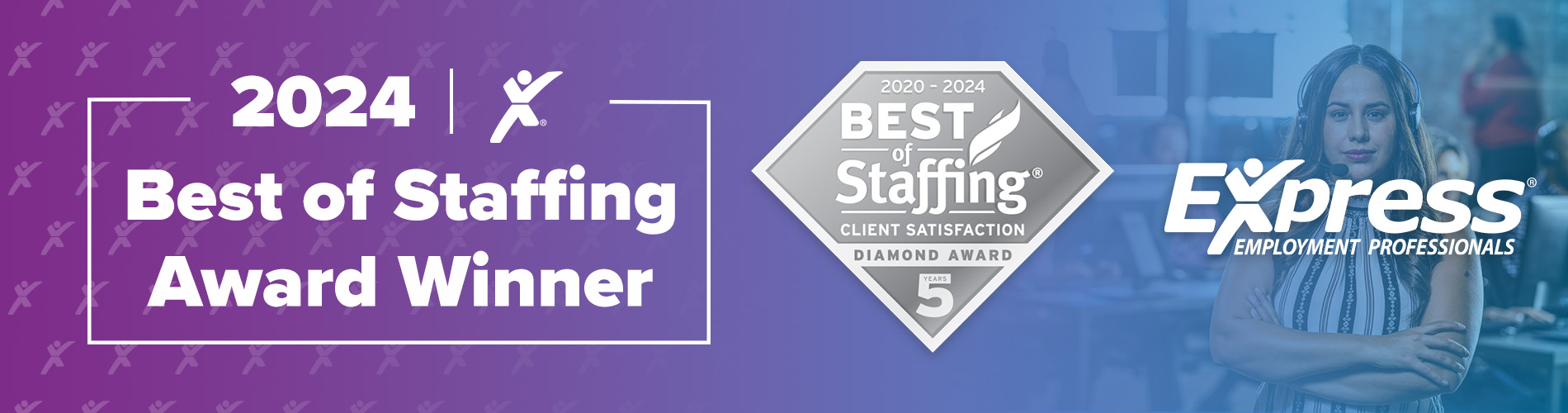 Best of Staffing Client Award 2024 banner